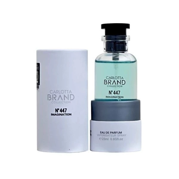 ادکلن برند کالکشن Brand Collection کد 447 رایحه لویی ویتون ایمجینیشن louis vuitton imagination حجم 25ml