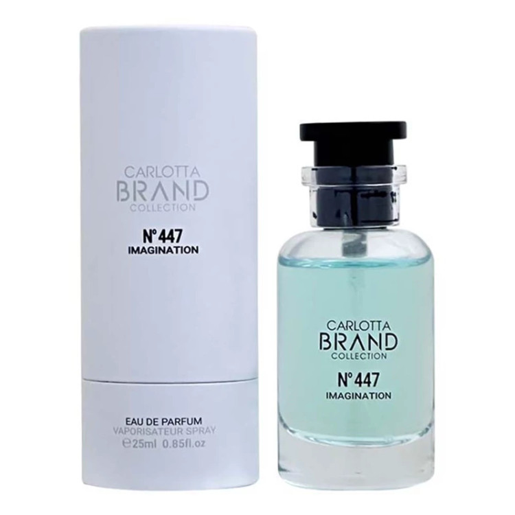 ادکلن برند کالکشن Brand Collection کد 447 رایحه لویی ویتون ایمجینیشن louis vuitton imagination حجم 25ml