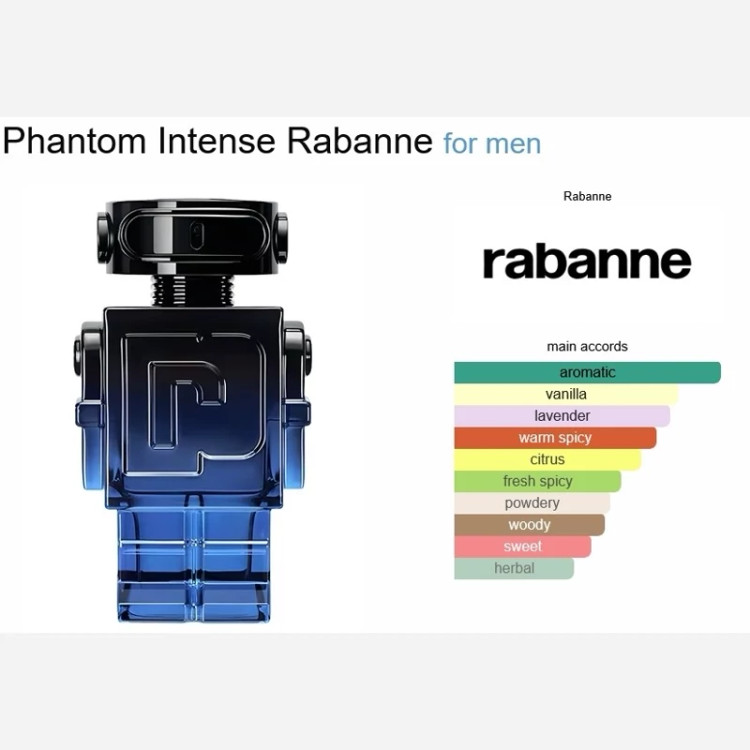 عطر ادکلن مردانه پاکو رابان فانتوم اینتنس برند کالکشن کد 427 (Carlotta Brand Collection Paco Rabanne Phantom) 25 میلCarl