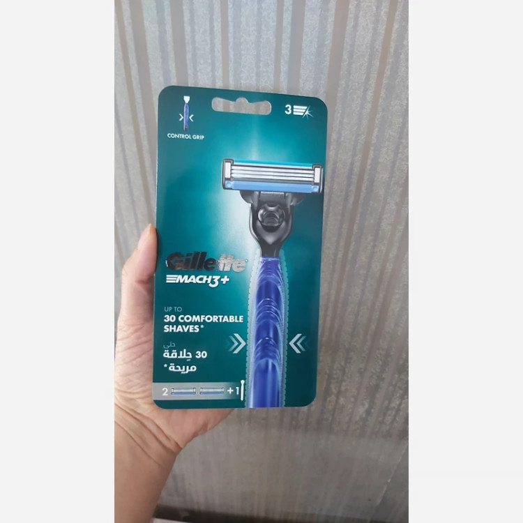 خود تراش 3 تیغ ژیلت مدل Mach 3 همراه با 1 یدک