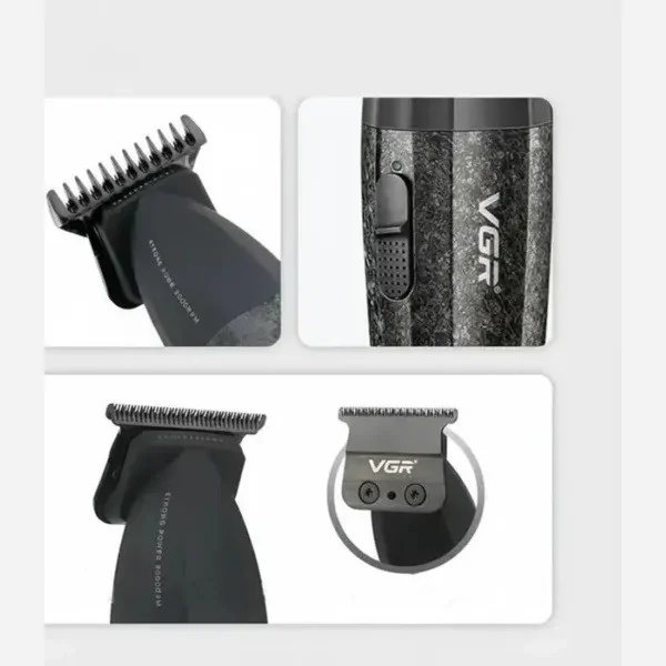 خط زن و ماشین اصلاح وی جی آر مدل V-640T اصلاح صورت و سر