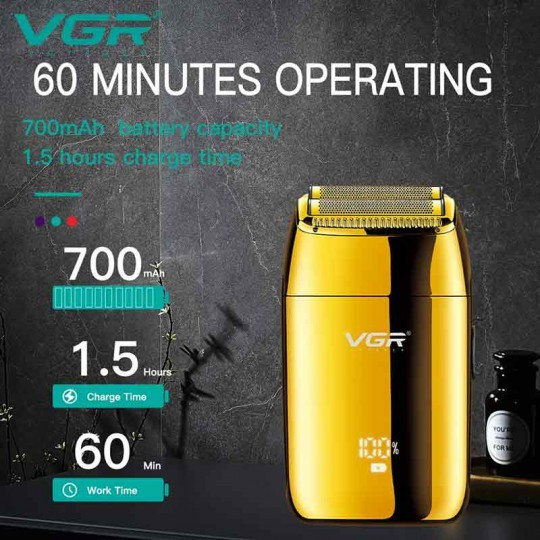 ماشین اصلاح و شیور موی صورت وی جی آر مدل V-399