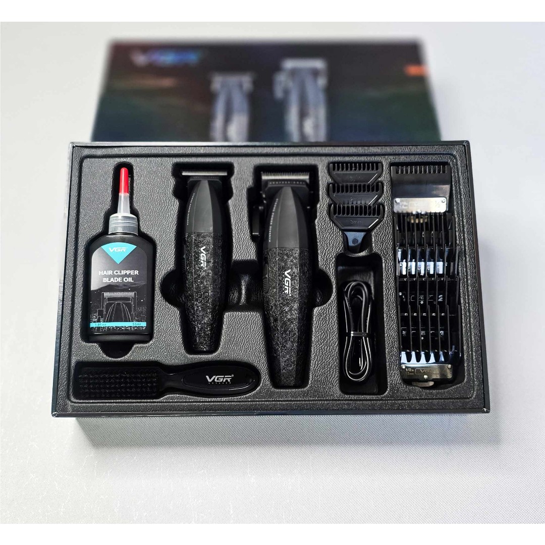 ست ماشین اصلاح کلیپر و تریمر وی جی آر مدل V-640