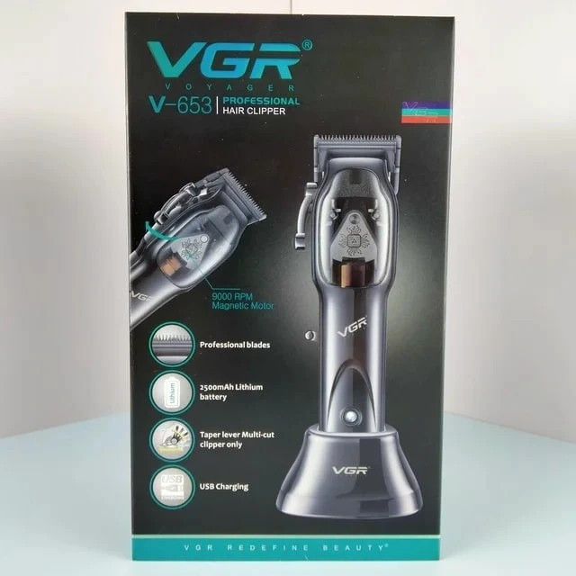 ماشین اصلاح موی سر و صورت وی جی ار مدل V-653