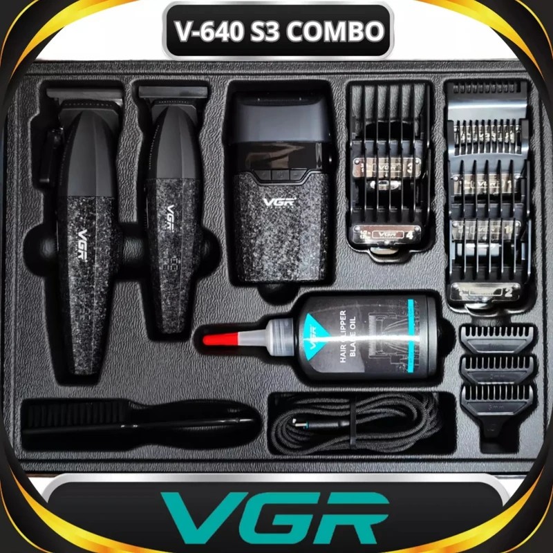 ست ماشین اصلاح وی جی آر V-640 s3SET VGR 640 - S3