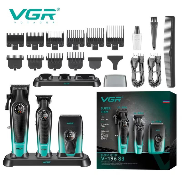 ست ماشین اصلاح ویجیآر مدل V-196s3 VGR V-196s3 Hair Clipper Set
